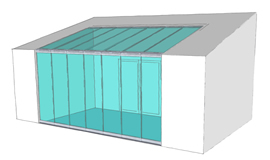 3D veranda bioclimatica